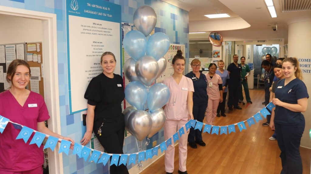 Celebration at the Short Stay Unit